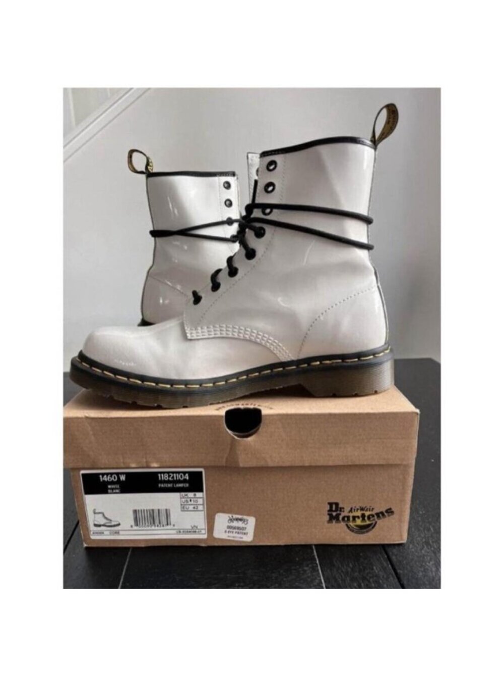 Dr Martens White Patent Lamper